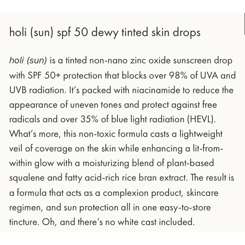 Agent Nateur Dewy Tinted Beige Skin Drops Broad Spectrum SPF 50 Sunscreen - Picture 9 of 13